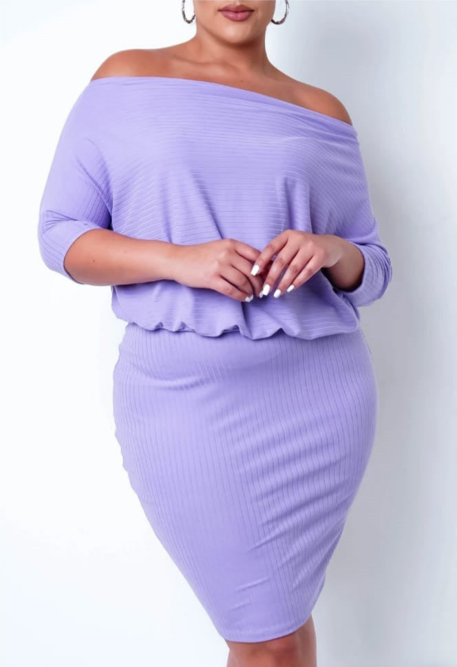 NORWAY MINI DRESS - LAVENDER