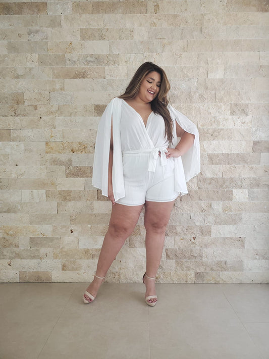 WHITE ROMPER